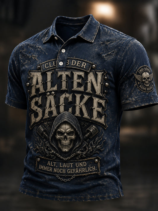 Men's Fun Slogan Print Casual T-Shirt