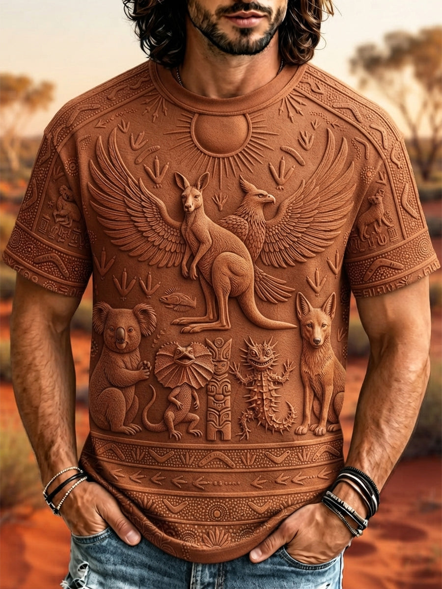 Men's Australian Animals Short-Sleeve T-Shirt