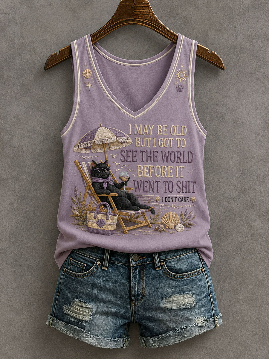 Women's I May Be Old Tank Top