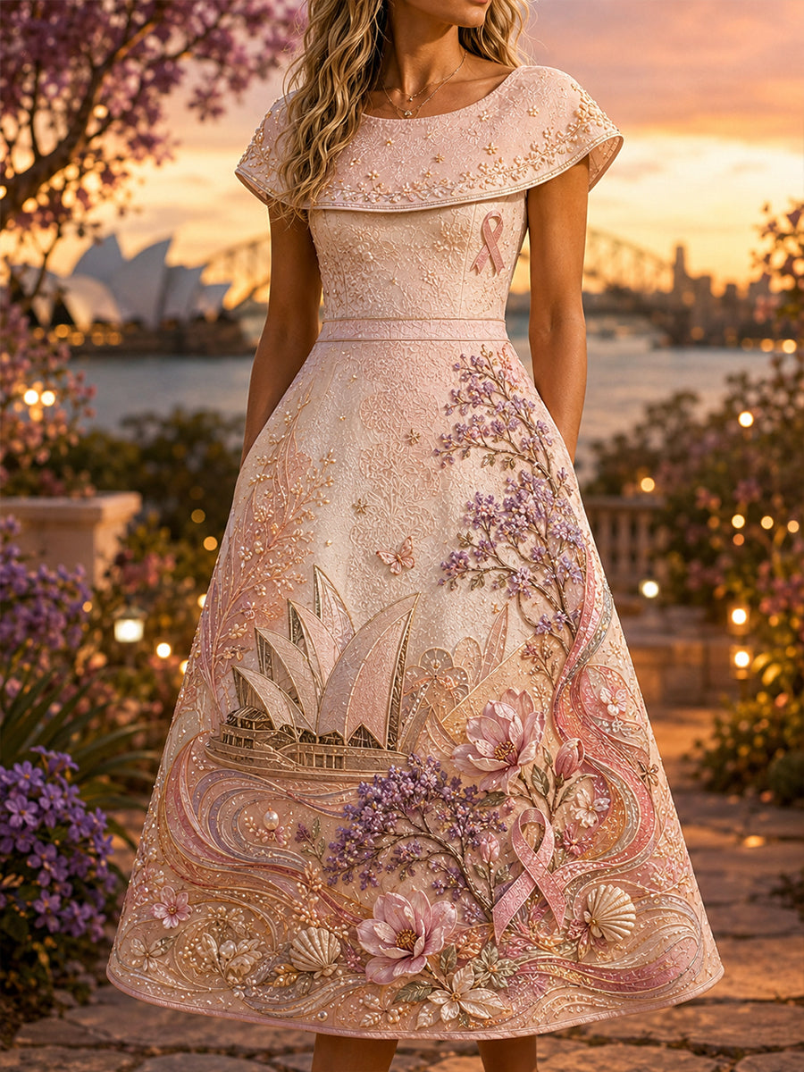 Women's Australia Breast Cancer Awareness Dress