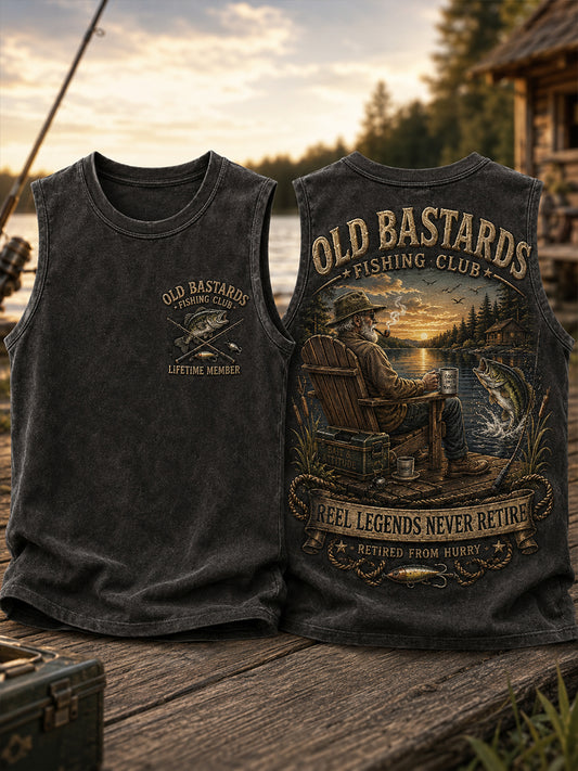 Men's Old Bastards Fishing Club  Racket Vest
