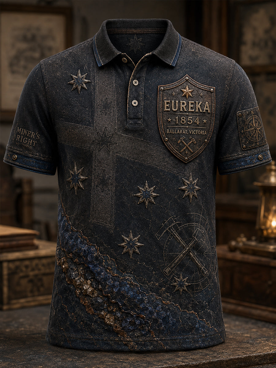 Men's Australian Eureka Flag Short Sleeve Shirt