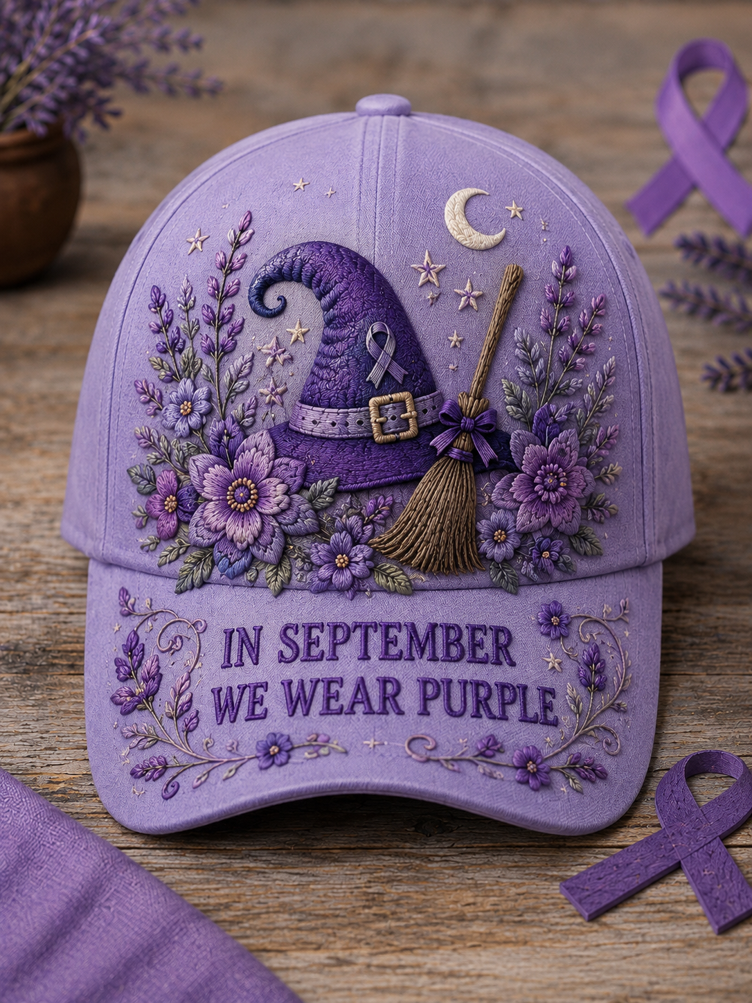 Unisex In September We Wear Purple Hat