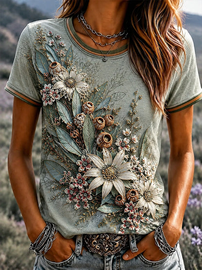 Women's Australian Wildflower Season Short-Sleeved T-Shirt