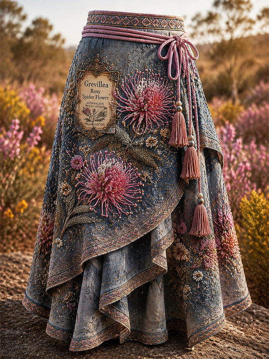 Women's Wildflower Season Irregular Skirt