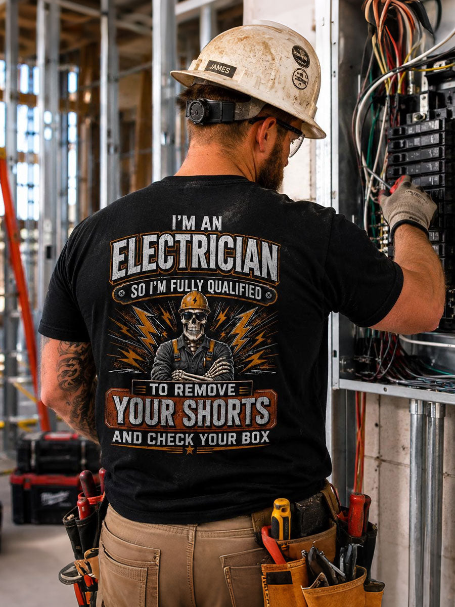 Men's 'I'm an electrician' T-shirts