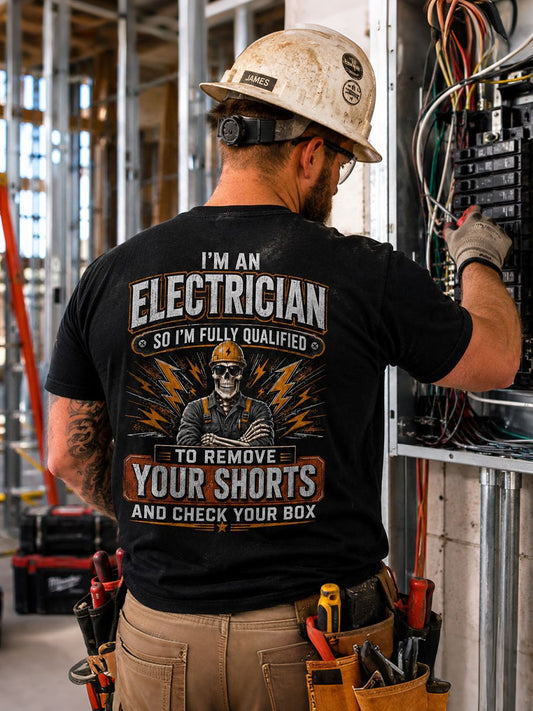 Men's 'I'm an electrician' T-shirts