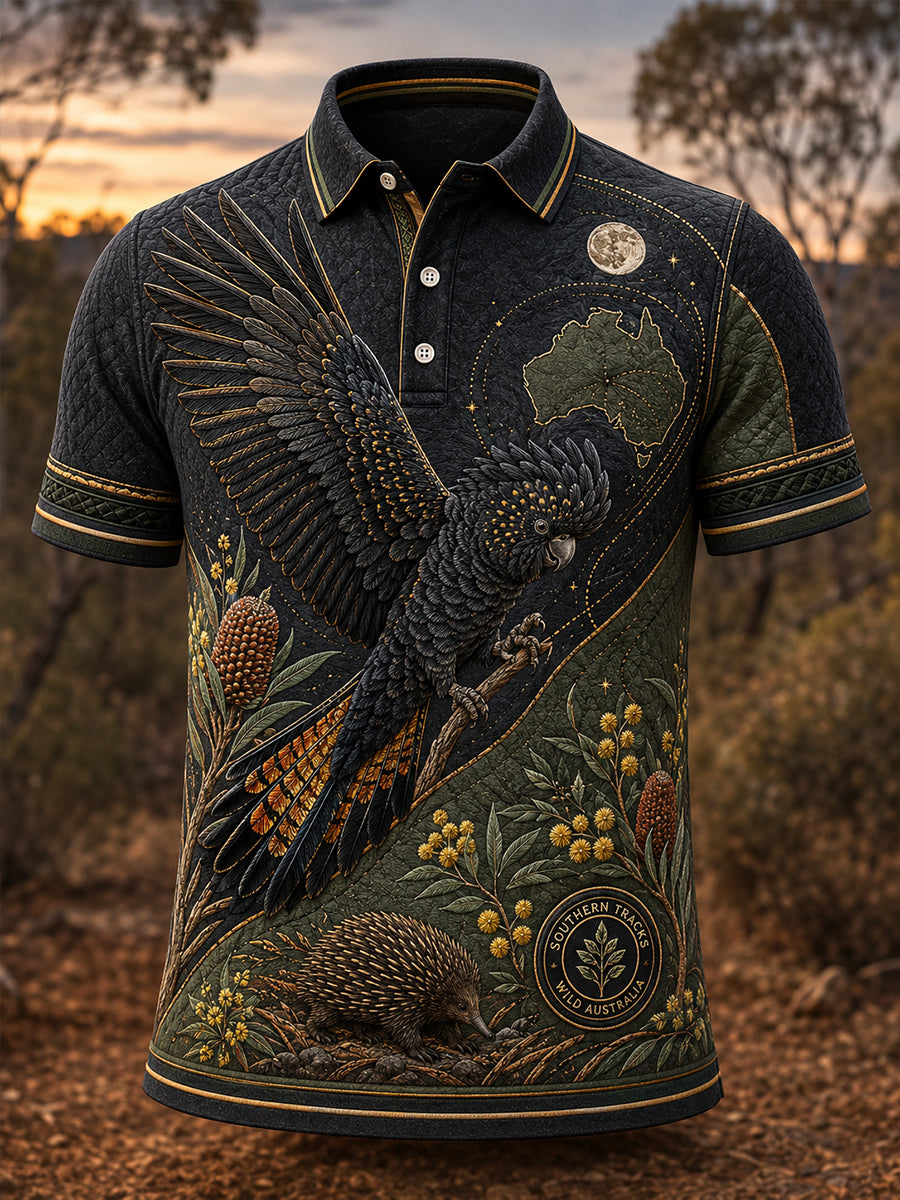 Men's Australian Animals Short Sleeve Shirt
