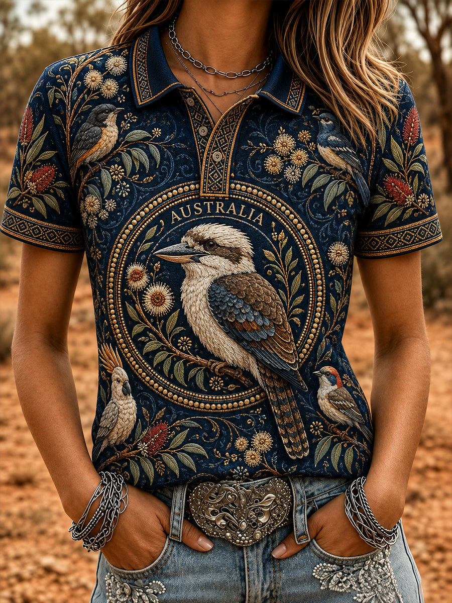 Women's Australian Animals Polo T-Shirt