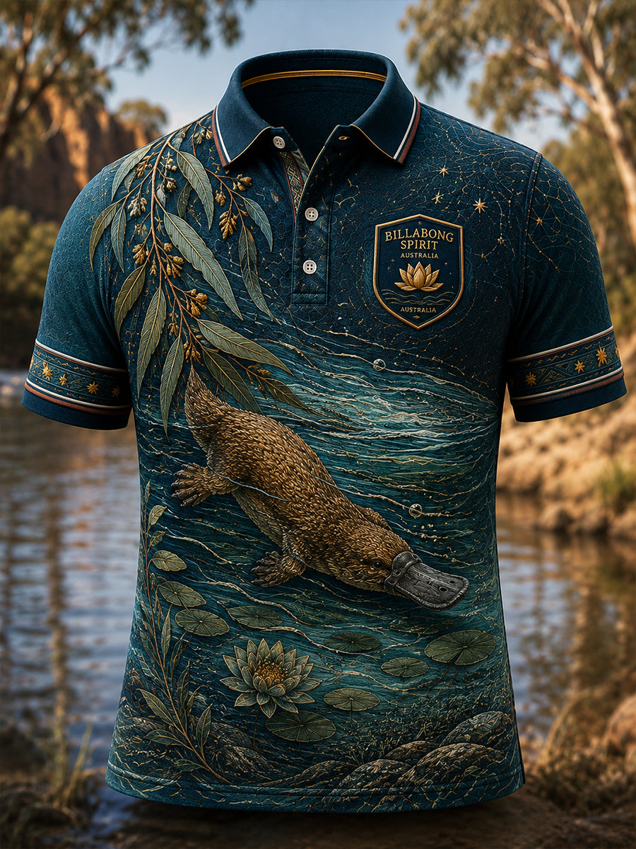 Men's Australian Animals Short Sleeve Shirt