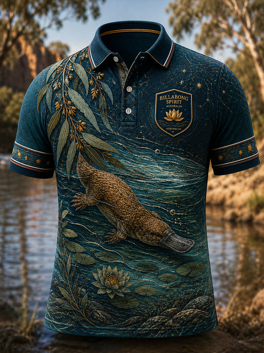 Men's Australian Animals Short Sleeve Shirt