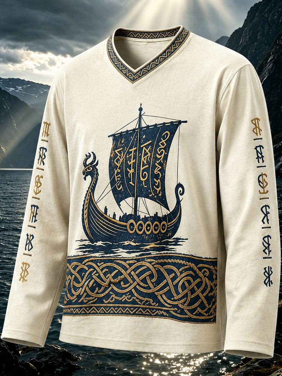 Men's Waffle Long Sleeve T-Shirt