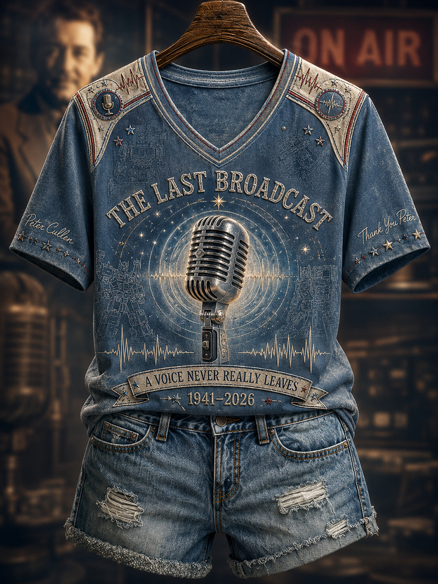 Women's Legacy Of A Voice Peter Cullen Short-Sleeved T-Shirt