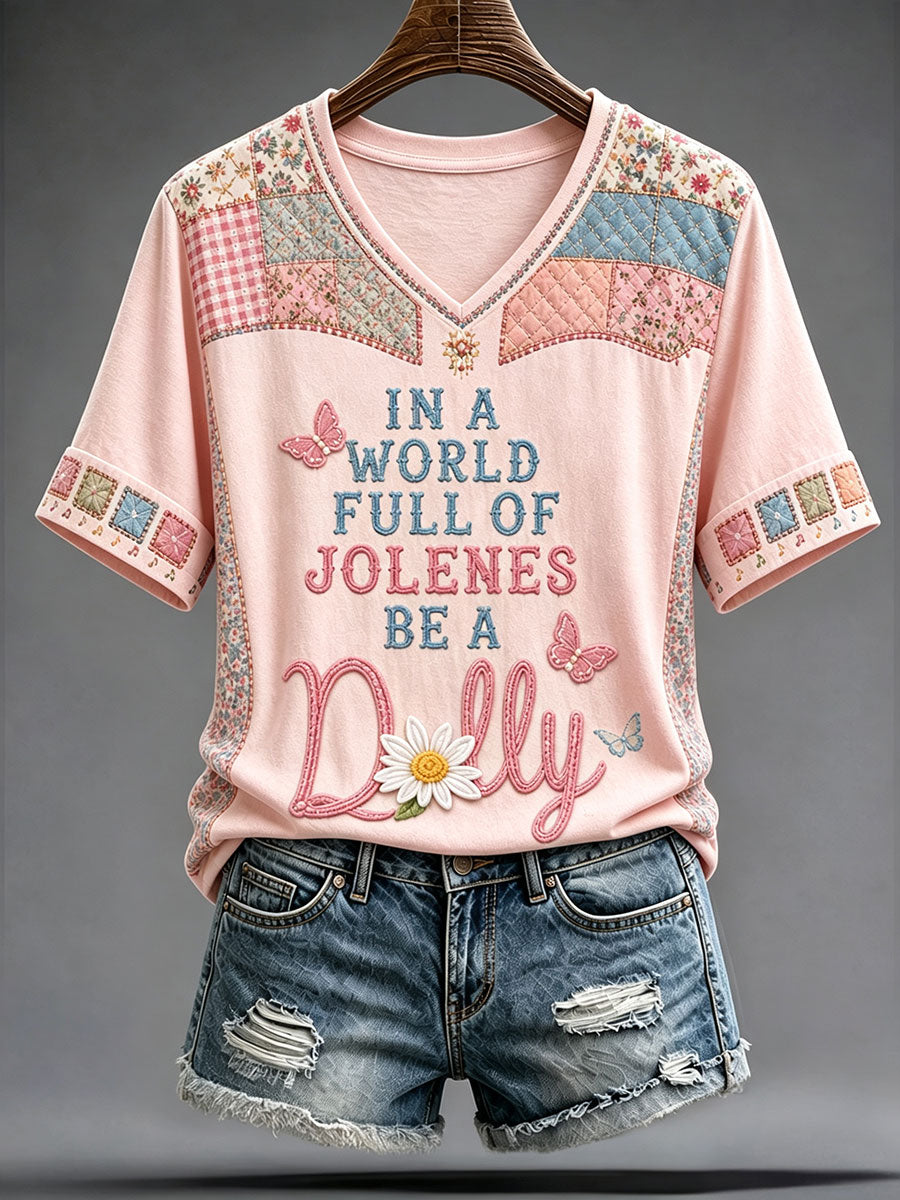 Women’s Rip Country Music Lover Queen of Country Printed T-Shirt