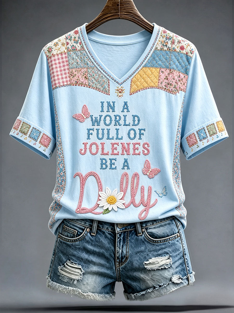 Women’s Rip Country Music Lover Queen of Country Printed T-Shirt