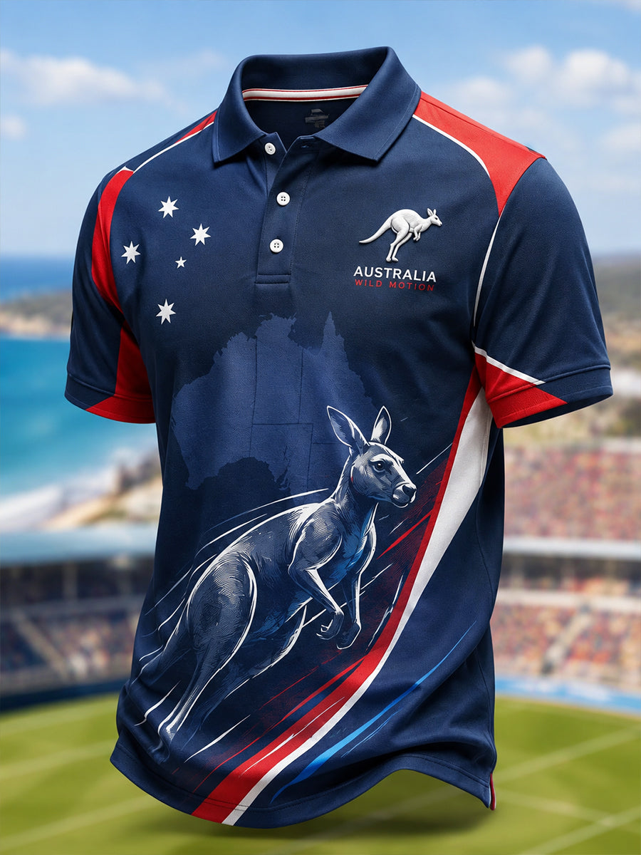Men's Australian Animals Short Sleeve Shirt