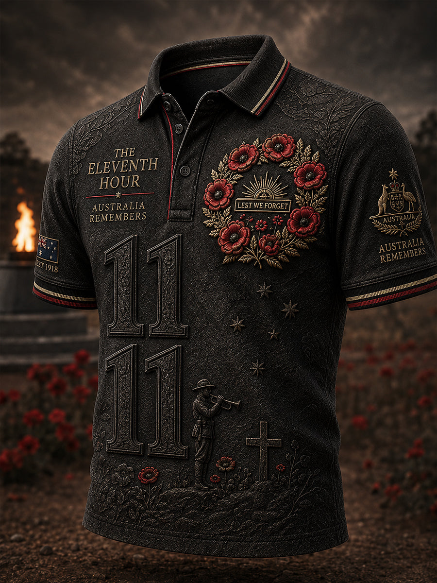Men's Australia Remembrance Day  Short-Sleeved T-Shirt