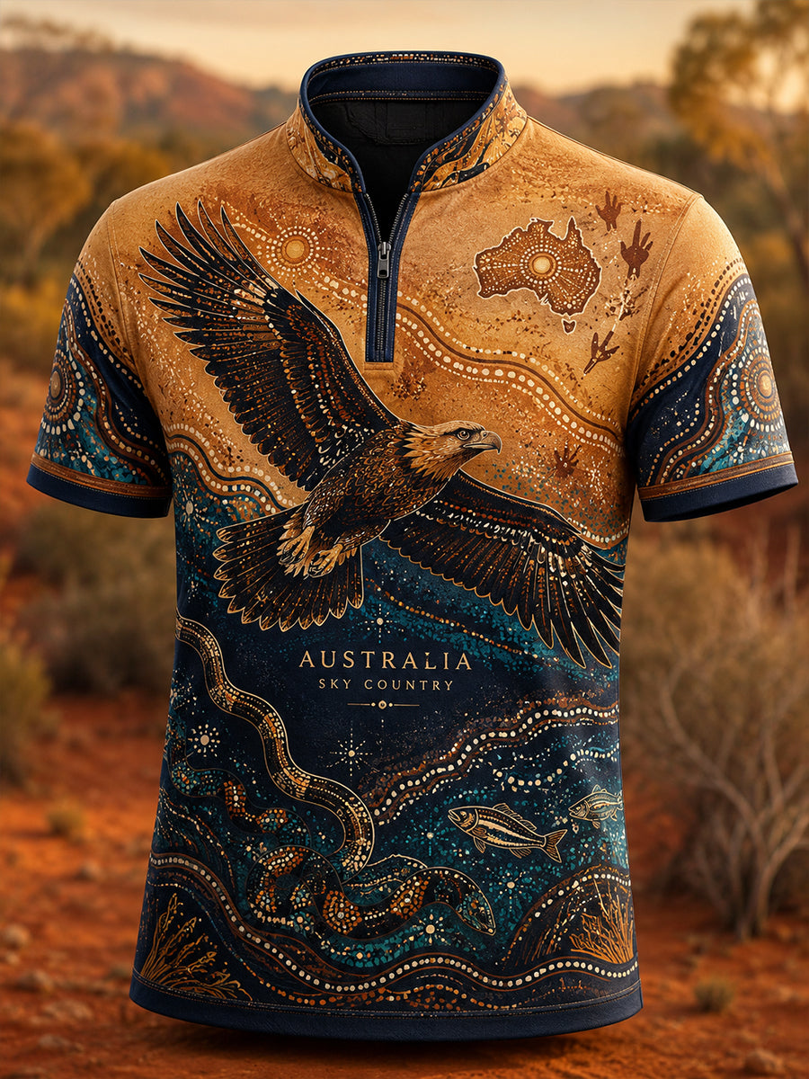 Men's Australian Animals Short Sleeve Shirt