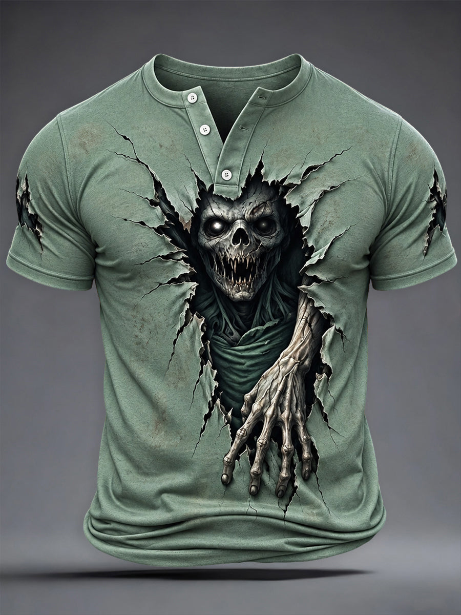 Men's Halloween Art Print T-shirt