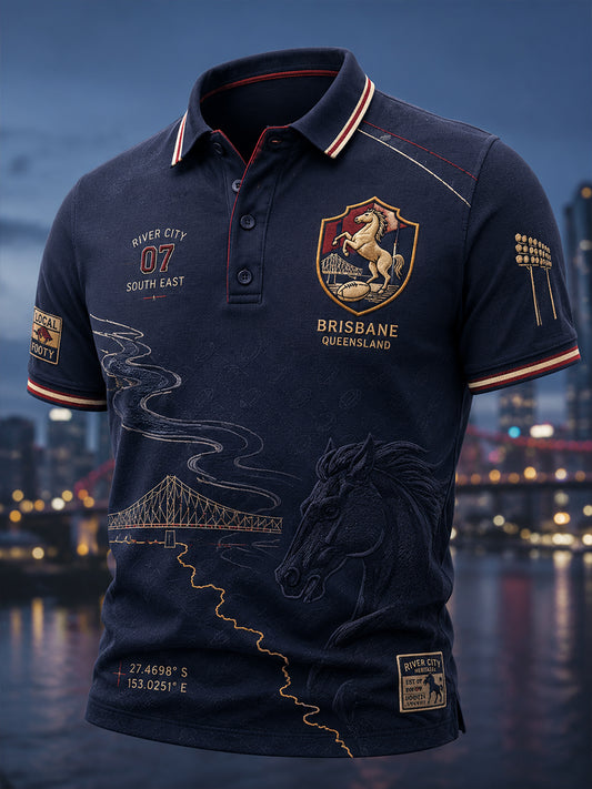Men's Australian Rugby Denver Broncos Fans Lovers Short Sleeve Shirt
