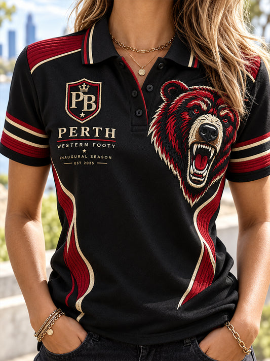 Women's Australian Rugby Fans Lover Polo T-Shirt