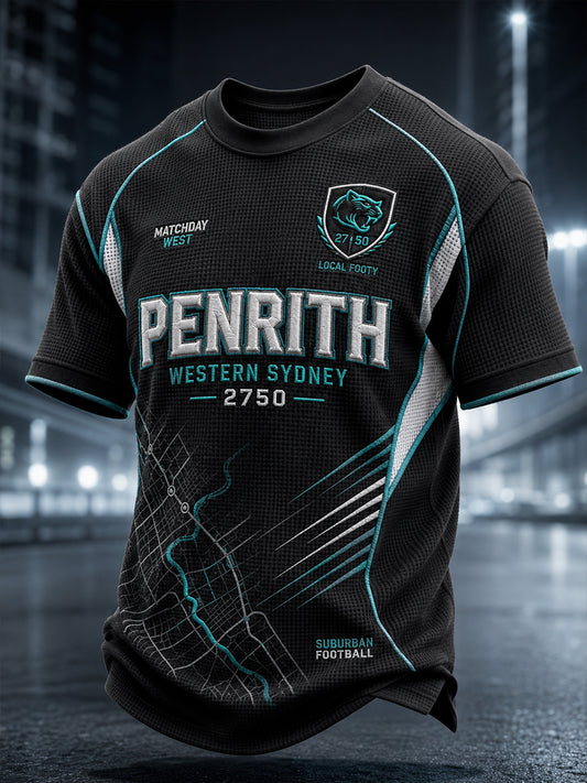 Men's Australian Rugby Penrith Panthers Fans Lover Short Sleeve T-Shirt