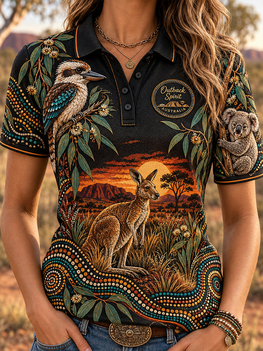 Women's Animals Polo T-Shirt