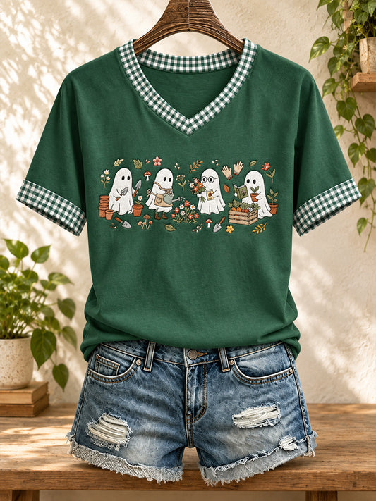 Women's Plants Lover Art Printed T-Shirt