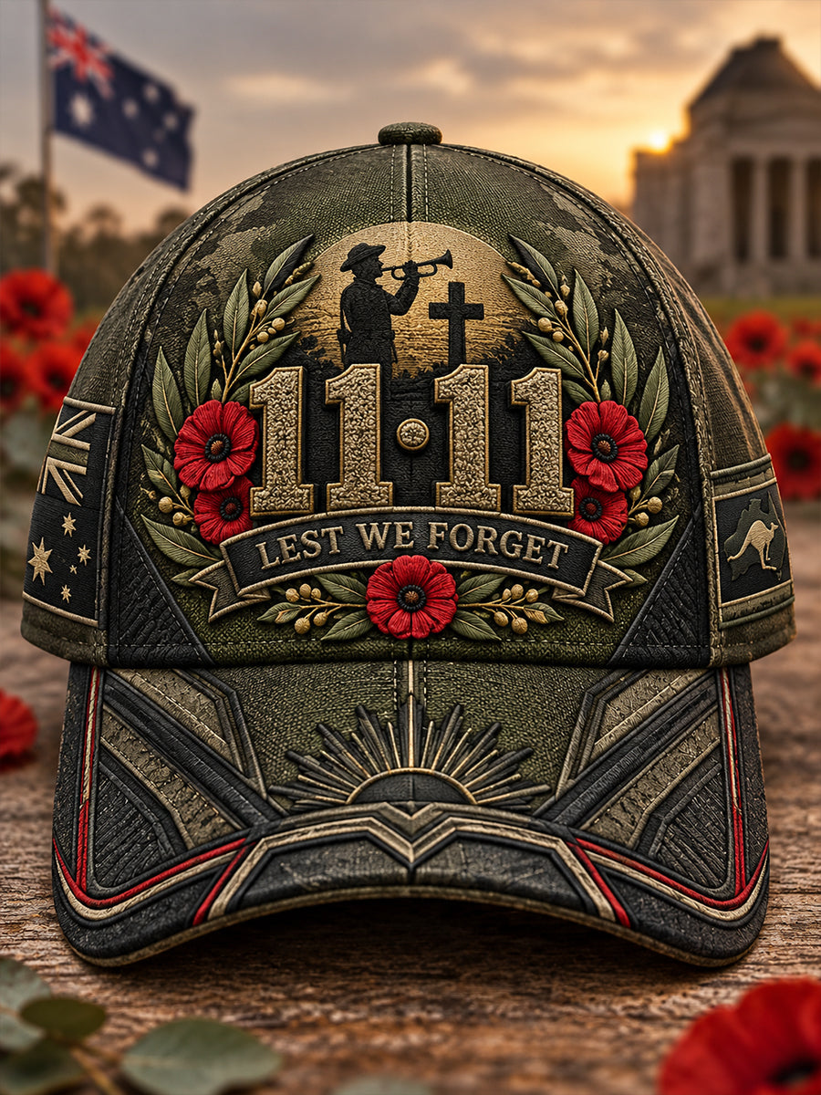 Unisex Remembrance Day Commemoration In Australia Hat