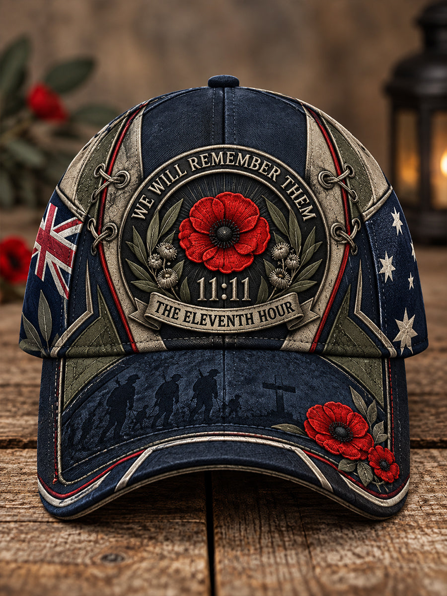 Unisex Remembrance Day Commemoration In Australia Hat