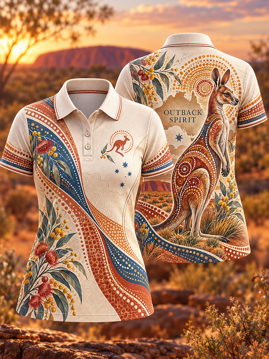 Women's Australian Animals Polo T-Shirt