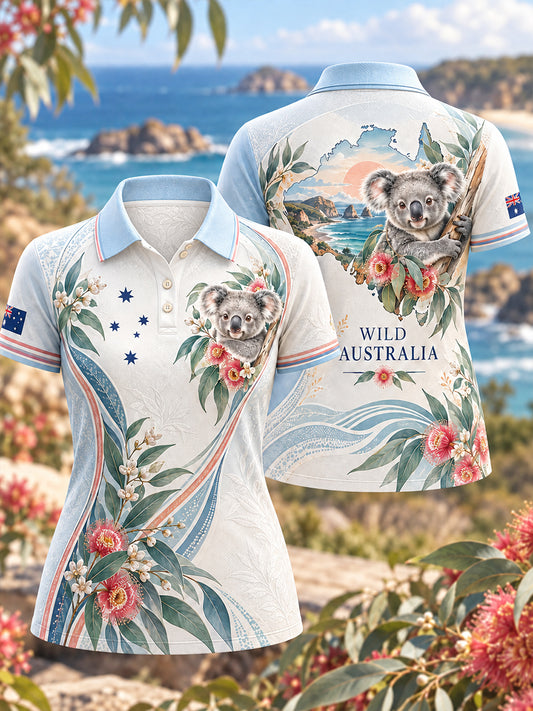 Women's Australian Animals Polo T-Shirt