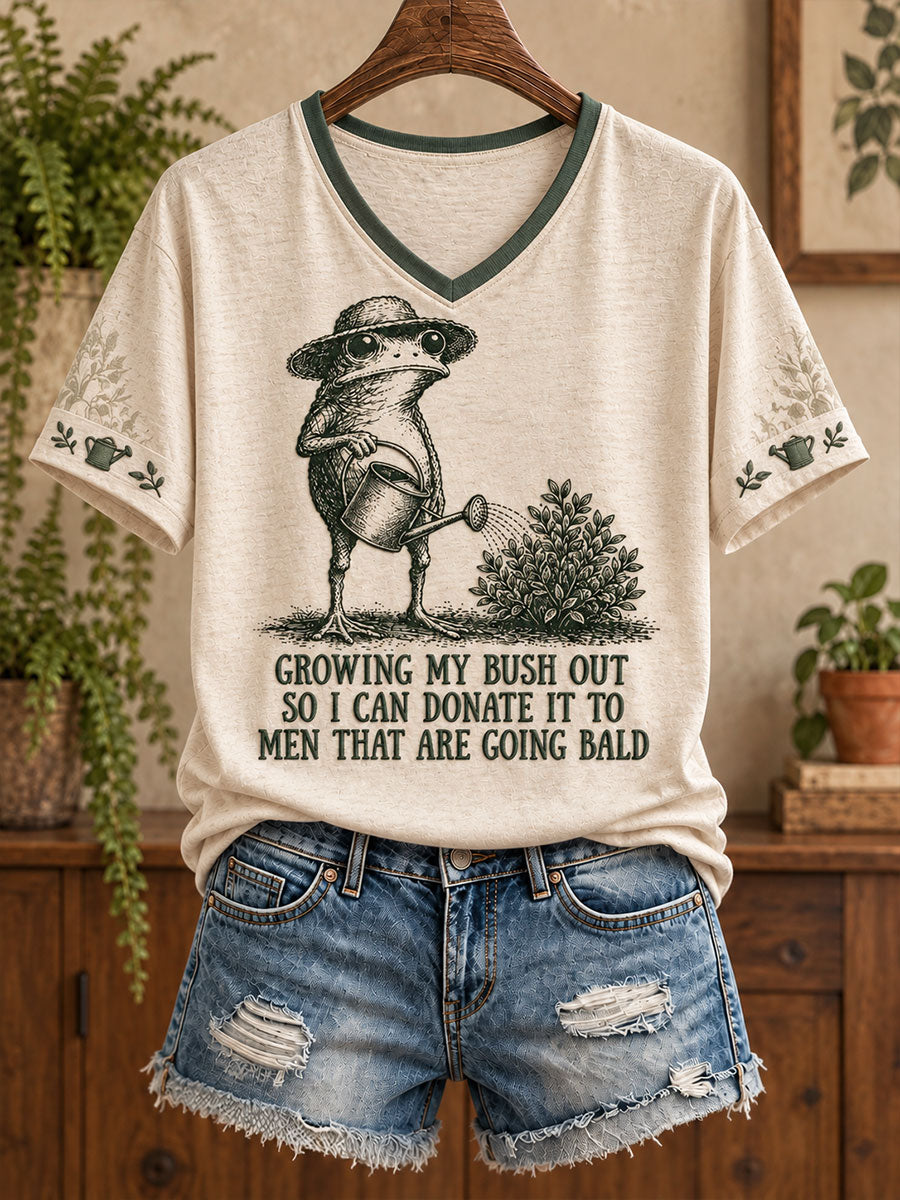 Women's Plants Lover Art Printed T-shirt