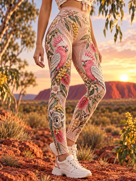 Women's Animals High-Waisted Slim Fit Casual Leggings