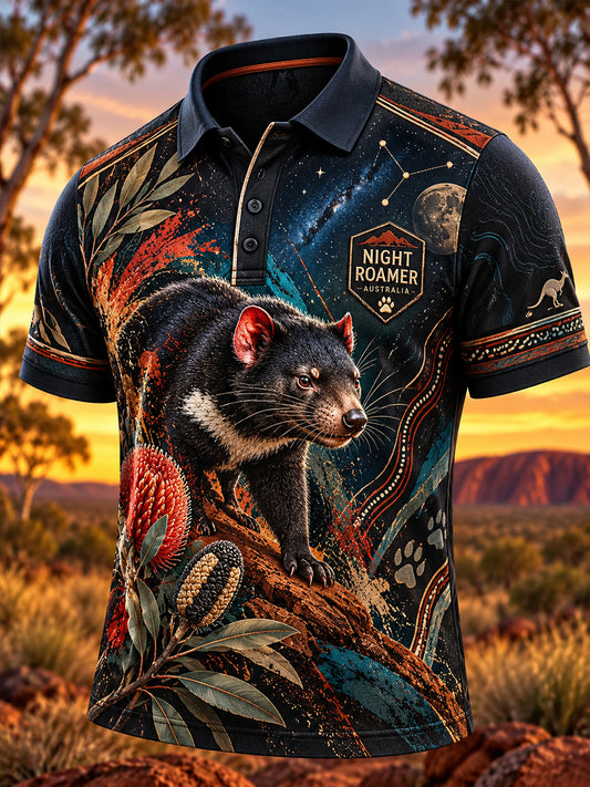 Men's Australian Animals Short Sleeve Shirt