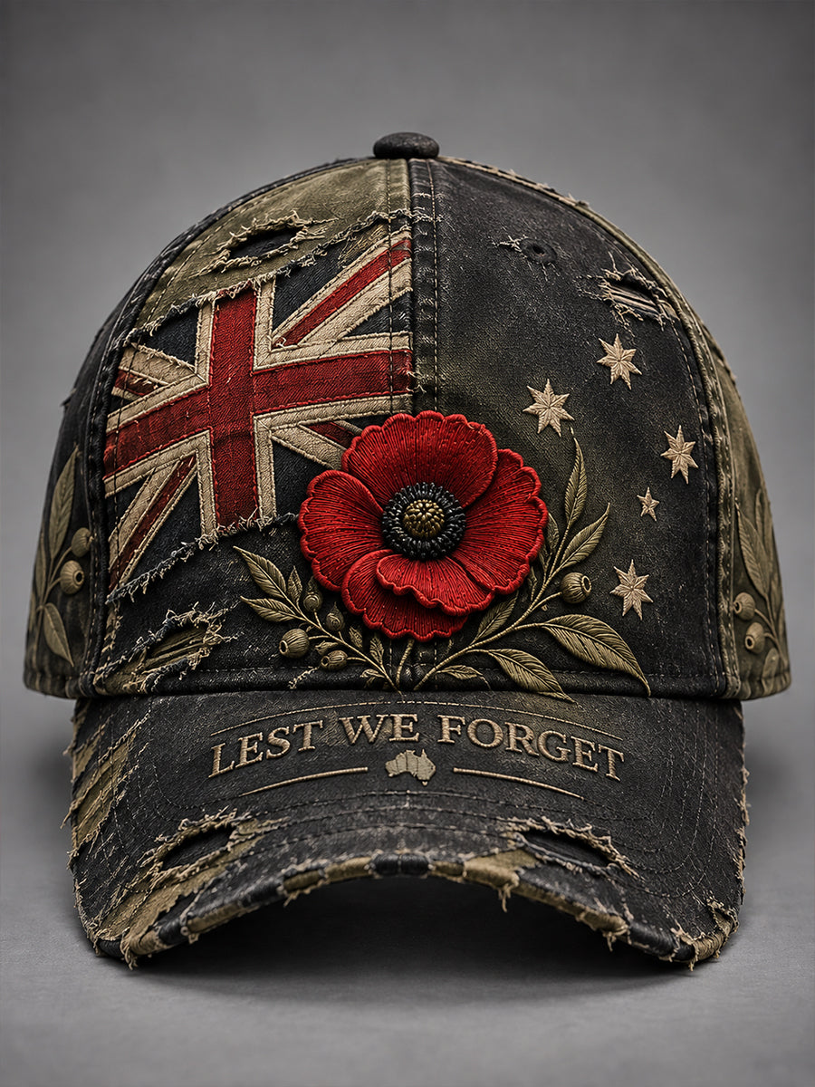 Unisex Australian Veterans Remembrance Day Hat