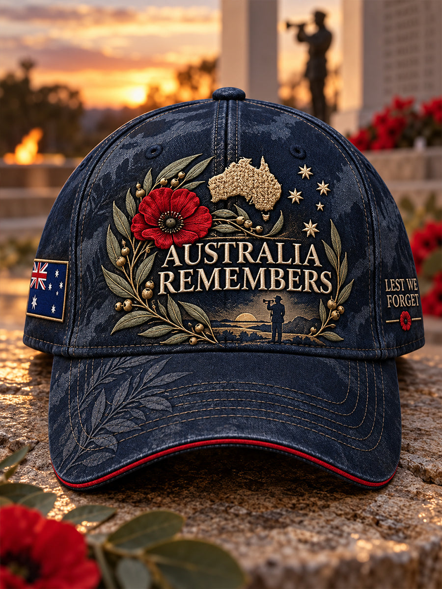 Unisex Australian Veterans Remembrance Day Hat