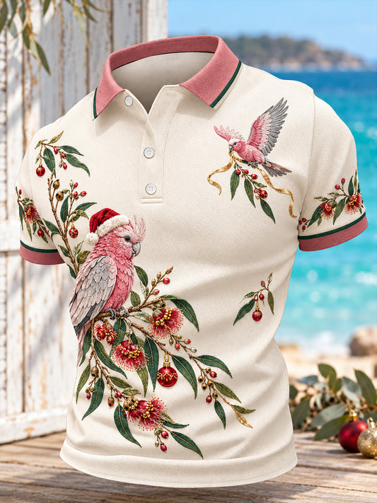 Men's AU Merry Aussie Christmas Printed Casual Tops