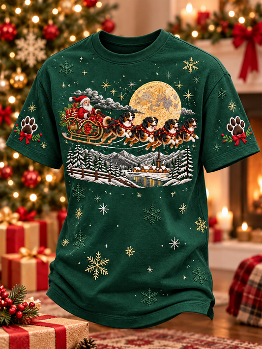 Men's Christmas in Australia Printed short sleeves t-shirt
