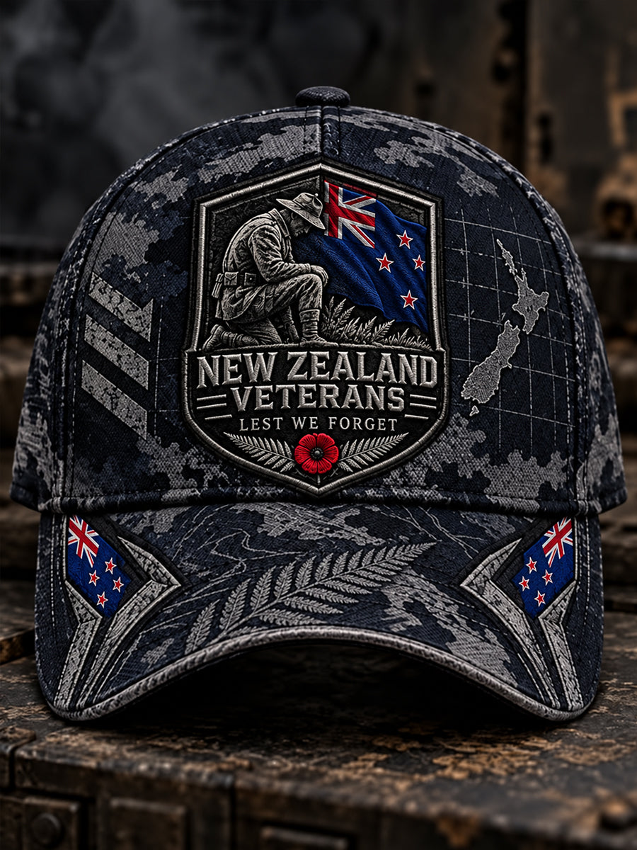 Unisex New Zealand Veterans Remembrance Day Hat