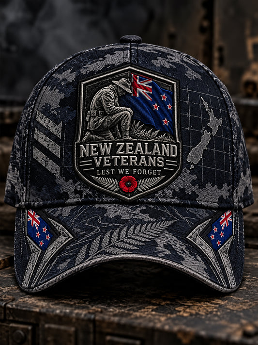 Unisex New Zealand Veterans Remembrance Day Hat