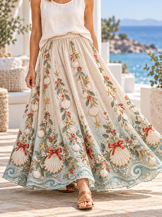 Women's Australian Christmas  Half-length Skirt