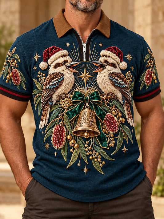 Men's Christmas In Australia Short Sleeve Shirt